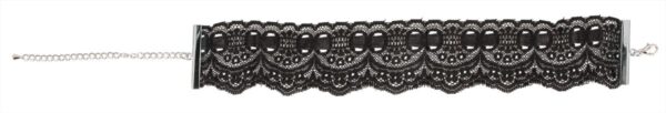Kanten halsband - Zwart - Afbeelding 4
