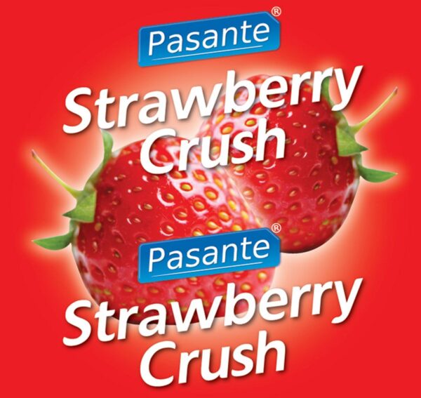 Pasante Aardbei Smaak Condooms - 144 stuks - Afbeelding 2