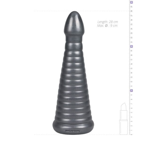 Rockeye Grote Dildo - Gun Metal - Afbeelding 4