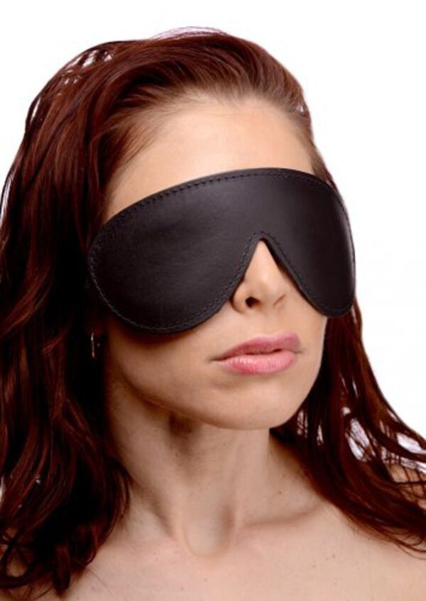 Strict Leather Padded Blindfold - Afbeelding 2