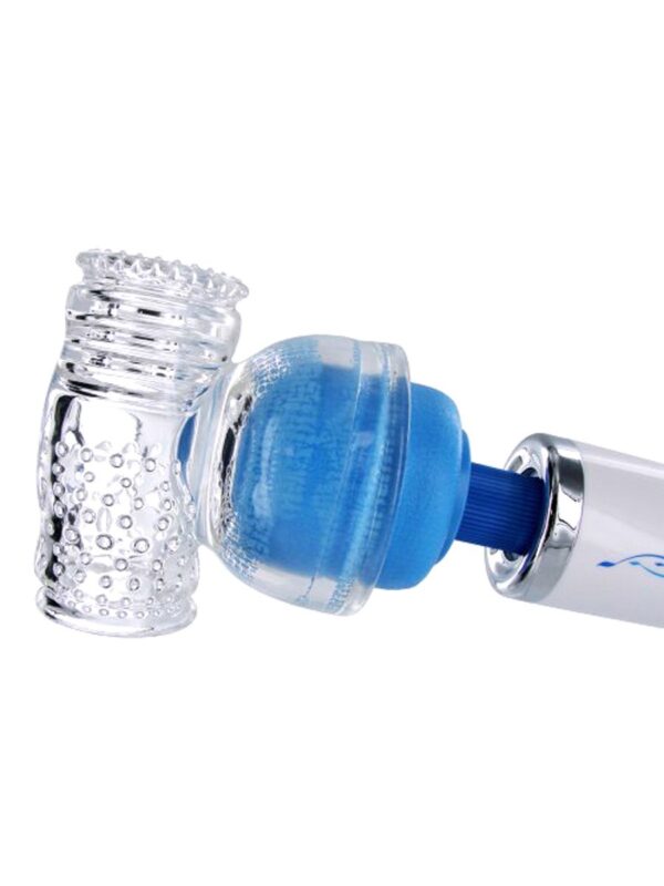 Wand Essentials - Opzetstuk met Masturbator - Clear - Afbeelding 3
