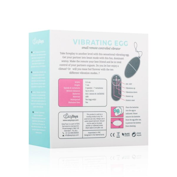 EasyToys - Vibratie Ei - Roze - Afbeelding 7