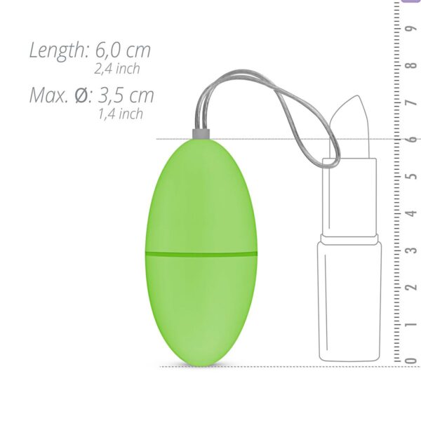 EasyToys - Vibrerend Ei - Groen - Afbeelding 5