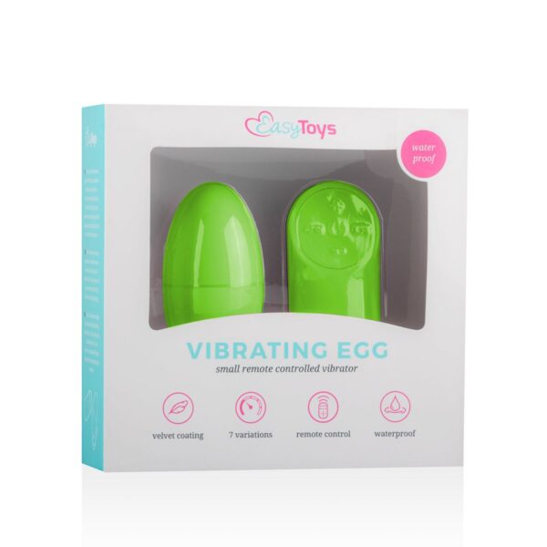 EasyToys - Vibrerend Ei - Groen - Afbeelding 6