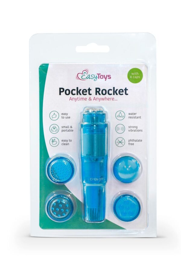 Easytoys Pocket Rocket - Blauw - Afbeelding 2