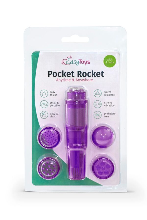 Easytoys Pocket Rocket - Paars - Afbeelding 2