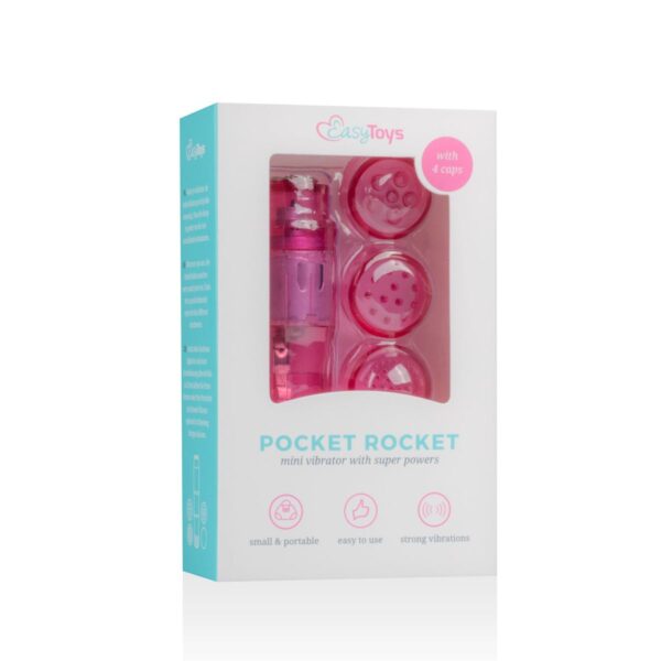 Easytoys Pocket Rocket - Roze - Afbeelding 4