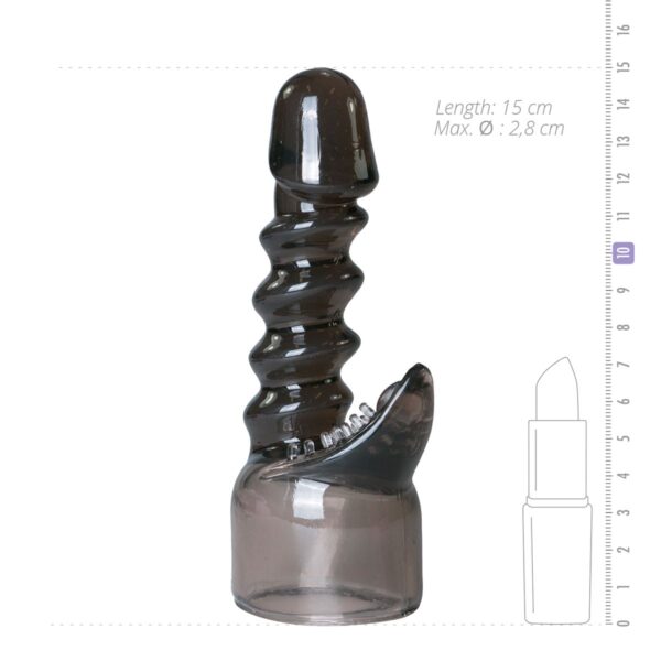 EasyToys Wand Collection – Opzetstuk Voor Clitoris Stimulatie - Zwart - Afbeelding 4