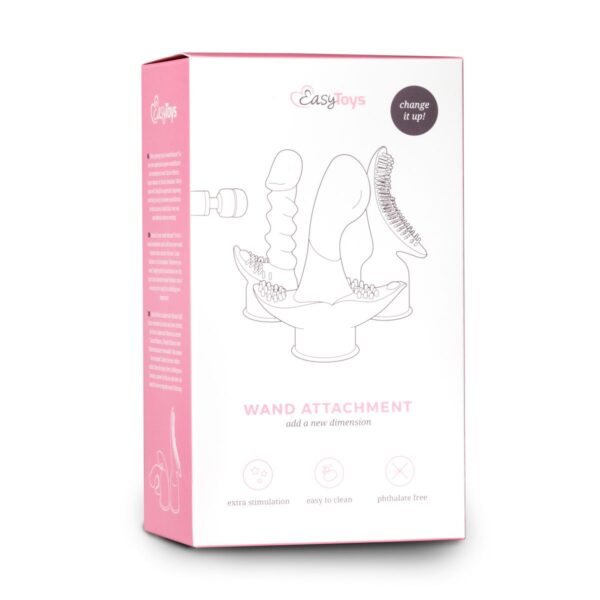 EasyToys Wand Collection – Opzetstuk Voor Clitoris Stimulatie - Roze - Afbeelding 2