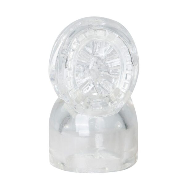 EasyToys Wand Collection – Opzetstuk Met Masturbator - Clear - Afbeelding 3