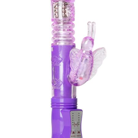 Stotende Butterfly Vibrator - Paars
