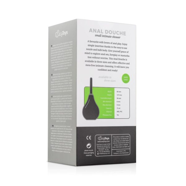 Easytoys Zwarte Anaal Douche - Klein - Afbeelding 5