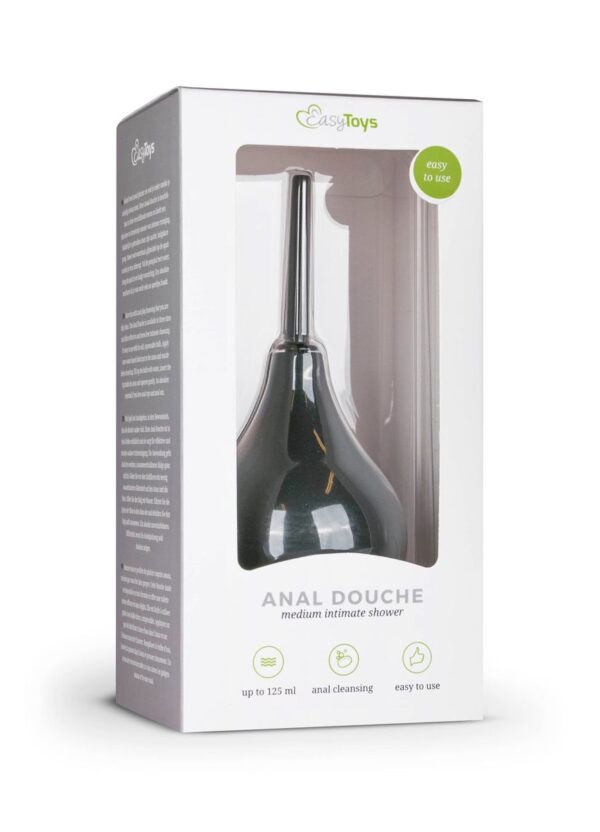 Easytoys Zwarte Anaal Douche - Medium - Afbeelding 2