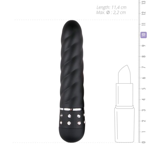 Easytoys Mini Vibrator Gedraaid - Zwart - Afbeelding 4