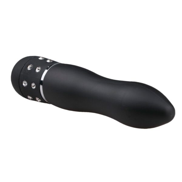 Easytoys Mini Vibrator Glad - Zwart - Afbeelding 3