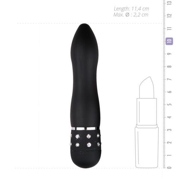Easytoys Mini Vibrator Glad - Zwart - Afbeelding 4