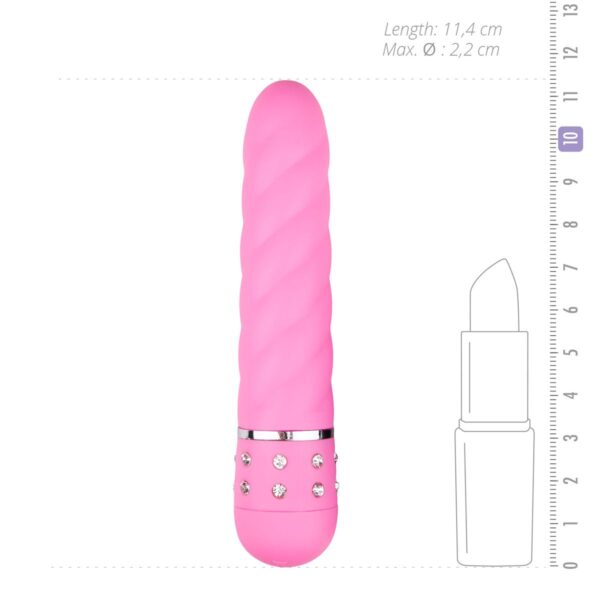 Easytoys Mini Vibrator Gedraaid - Roze - Afbeelding 4
