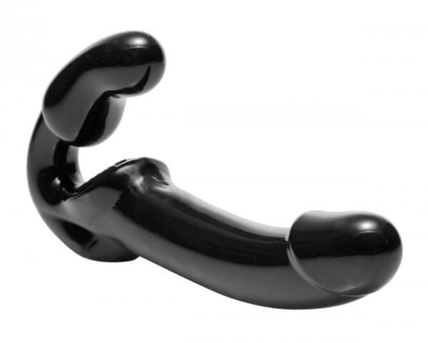 Strapless Voorbind Dildo - Zwart - Afbeelding 2