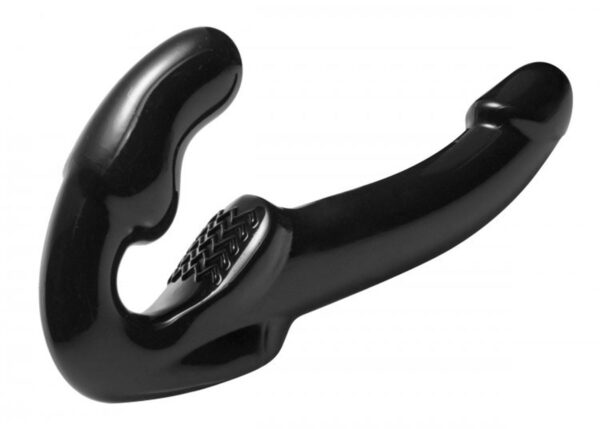Strapless Voorbind Dildo - Zwart - Afbeelding 3