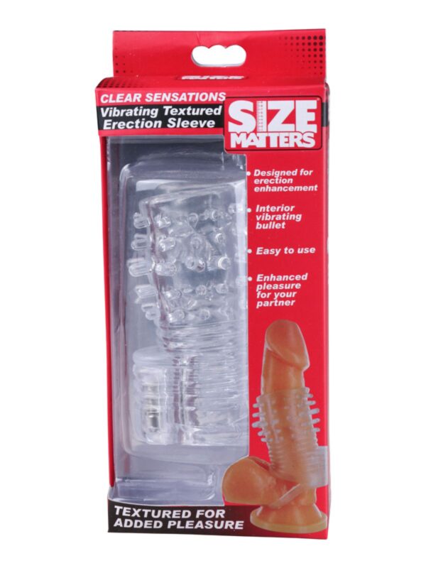 Clear Sensations Vibrerende Penisssleeve - Afbeelding 6