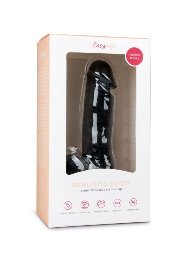 Realistische Dildo Met Balzak- 17,5 cm - Afbeelding 2