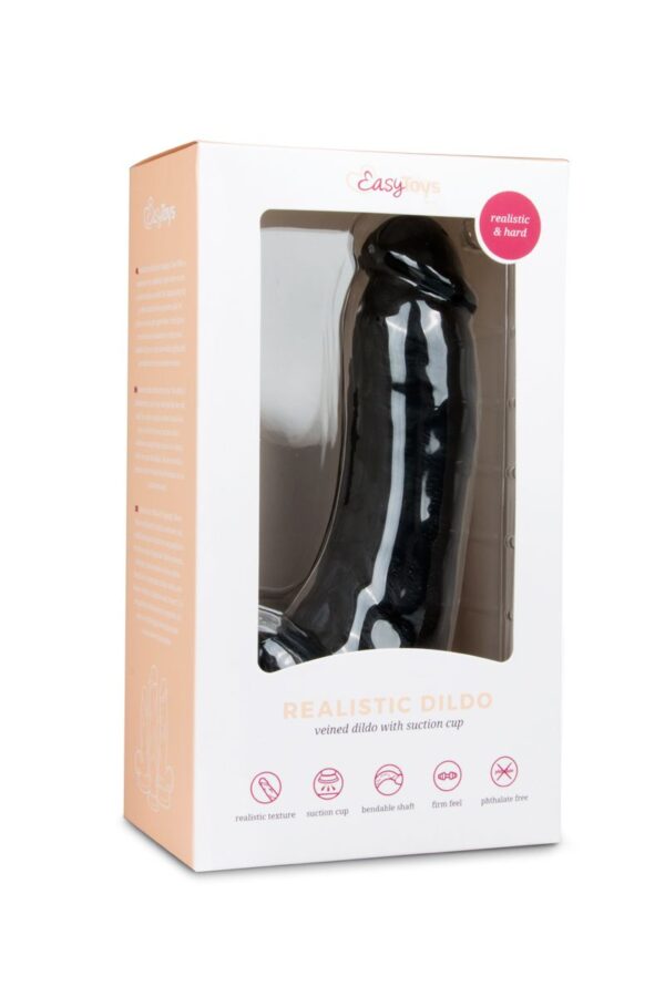 Realistische Dildo Met Balzak - 20 cm - Afbeelding 2