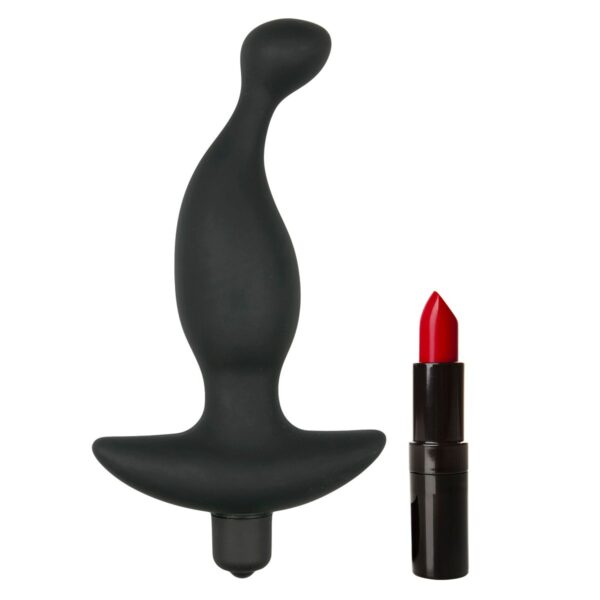 Siliconen prostaat vibrator - zwart - Afbeelding 5