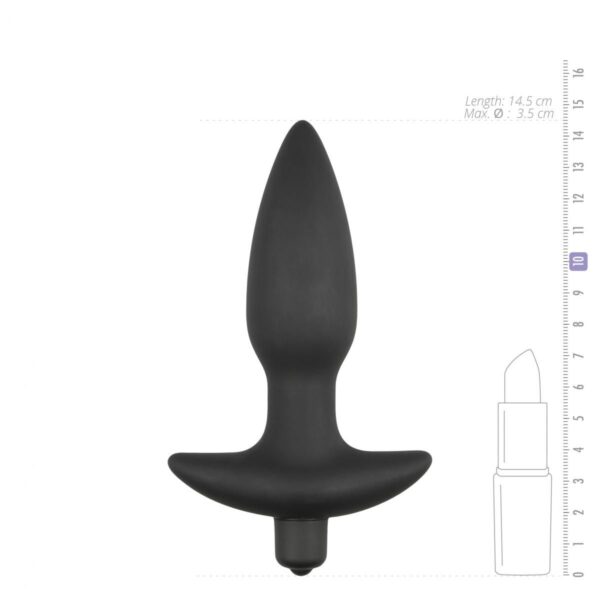 Vibrerende buttplug - zwart - Afbeelding 5