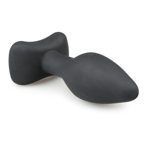 Kleine zwarte siliconen buttplug - Afbeelding 3