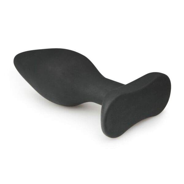 Medium Zwarte Siliconen Buttplug - Afbeelding 4