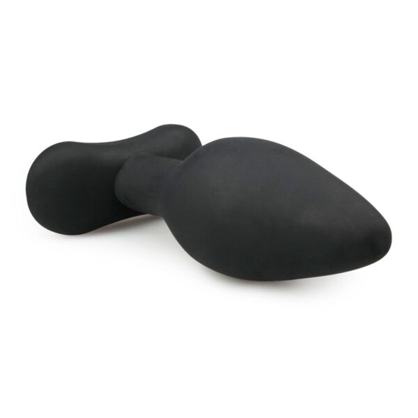 Grote Zwarte Siliconen Buttplug - Afbeelding 3