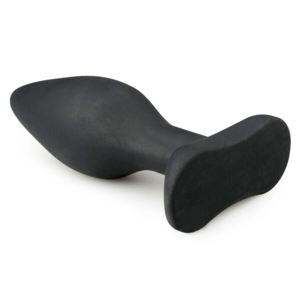 Grote Zwarte Siliconen Buttplug - Afbeelding 4