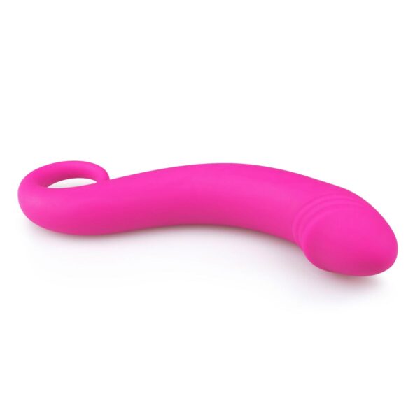 Siliconen prostaat dildo - roze - Afbeelding 3