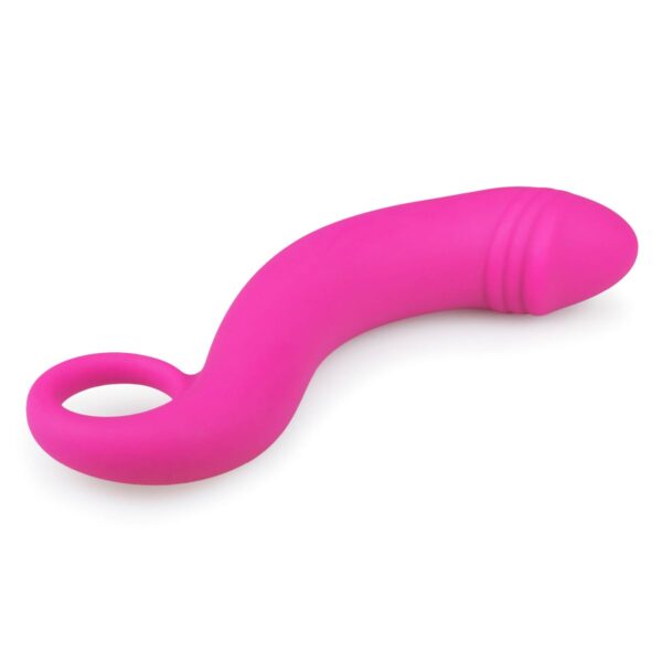 Siliconen prostaat dildo - roze - Afbeelding 5