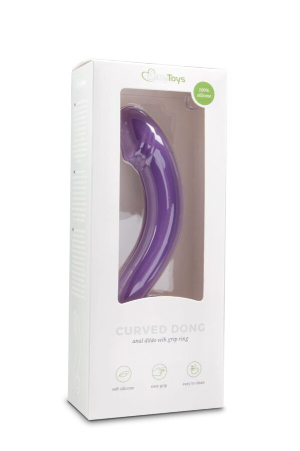 Siliconen prostaat dildo - paars - Afbeelding 2