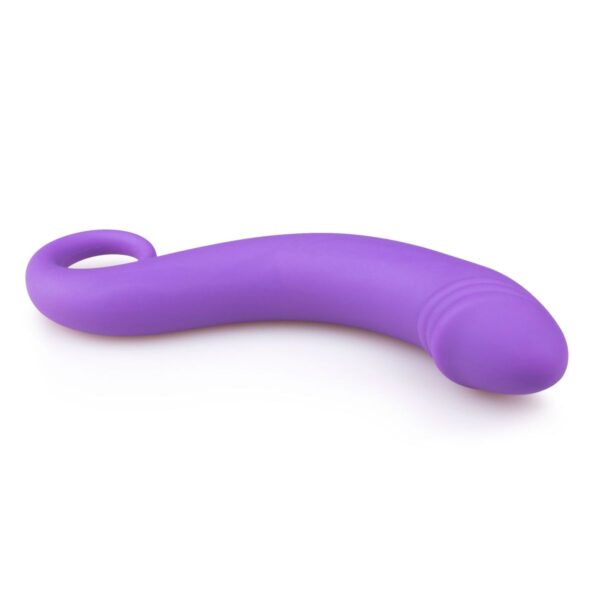 Siliconen prostaat dildo - paars - Afbeelding 3