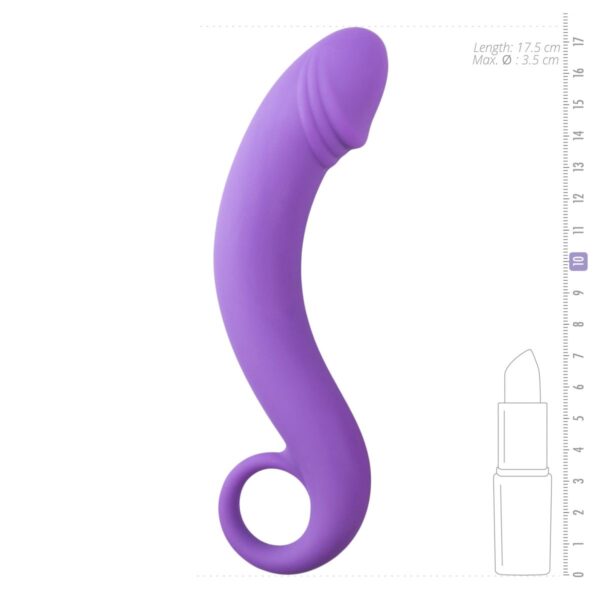 Siliconen prostaat dildo - paars - Afbeelding 4