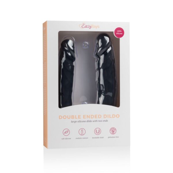 Double Ended Dildo - Zwart - Afbeelding 2