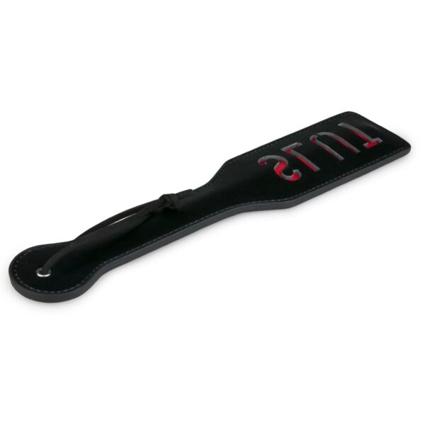 Zwarte leren paddle - Slut - Afbeelding 3