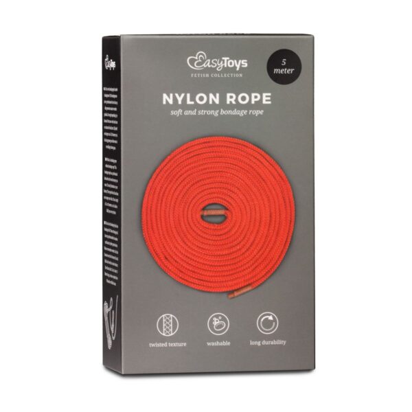Rood bondagetouw - 5m - Afbeelding 2