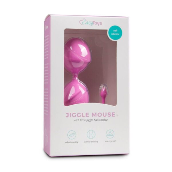 Dubbele vaginaballetjes - roze - Afbeelding 2
