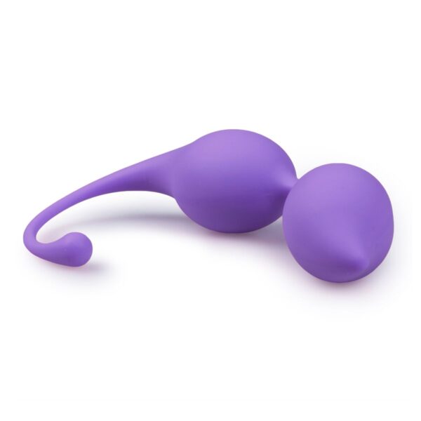Ronde kegel balletjes - paars - Afbeelding 3