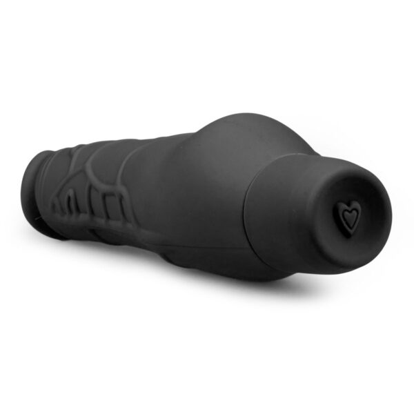 Realistische siliconen vibrator - zwart - Afbeelding 5