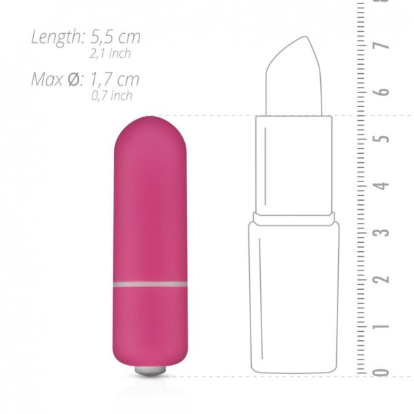 Bullet vibrator met 10 snelheden - roze - Afbeelding 5