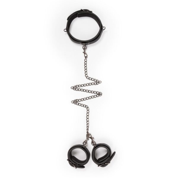 Kunstleren Halsband Met Handboeien - Afbeelding 2