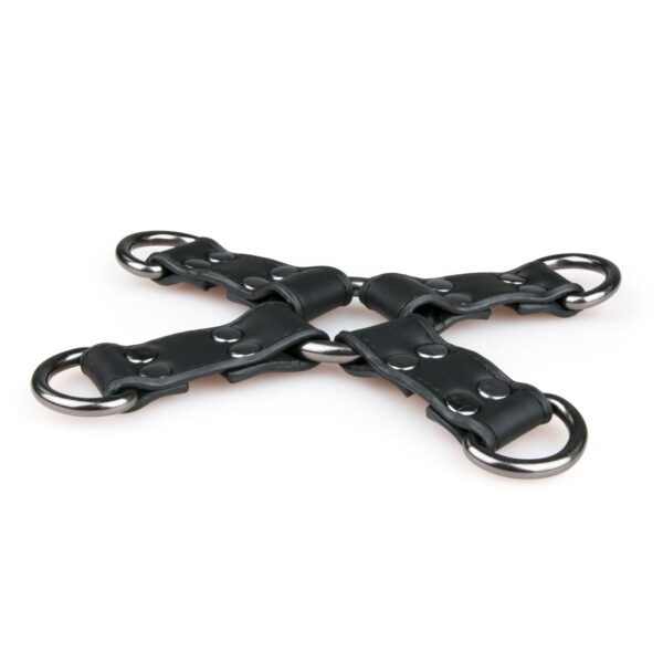 Zwarte Kunstleren Hogtie - Afbeelding 5