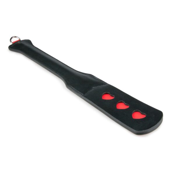 Lange leren paddle met hartje - Afbeelding 3