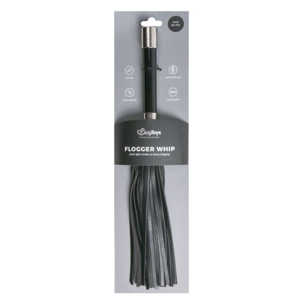Flogger met metalen handvat - Afbeelding 2