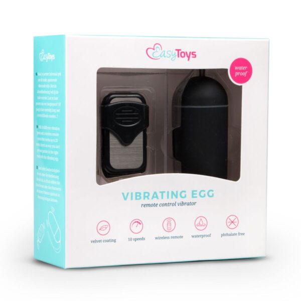 Easytoys Vibratie Ei - Zwart - Afbeelding 2