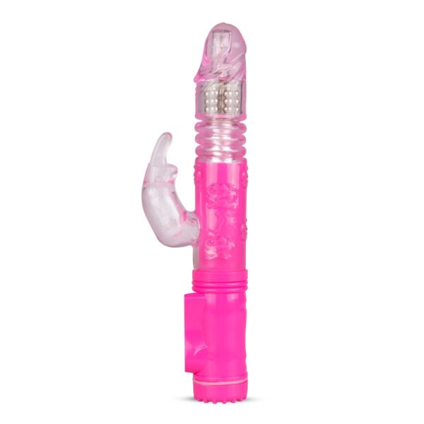 EasyToys Stotende Rabbit Vibrator - Roze - Afbeelding 4
